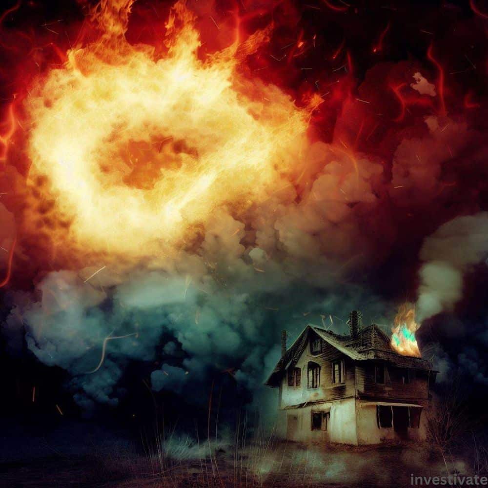 burning house in a dream